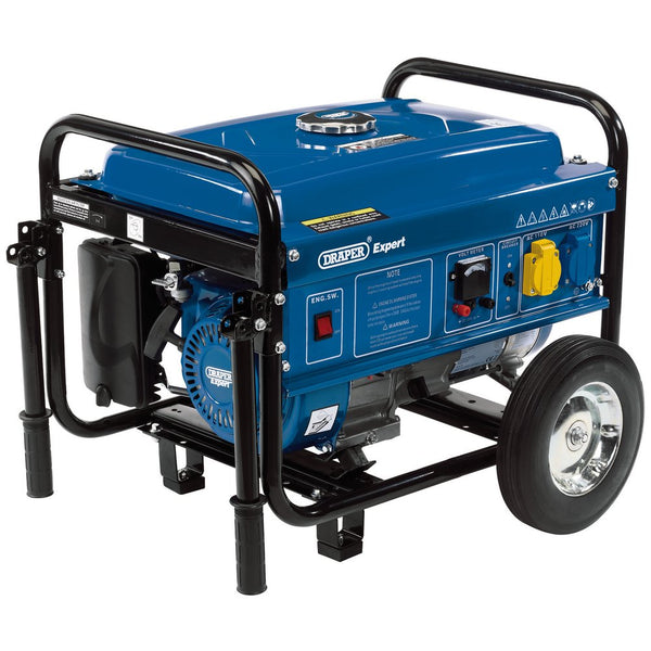 Petrol Generator with Wheels, 2500W