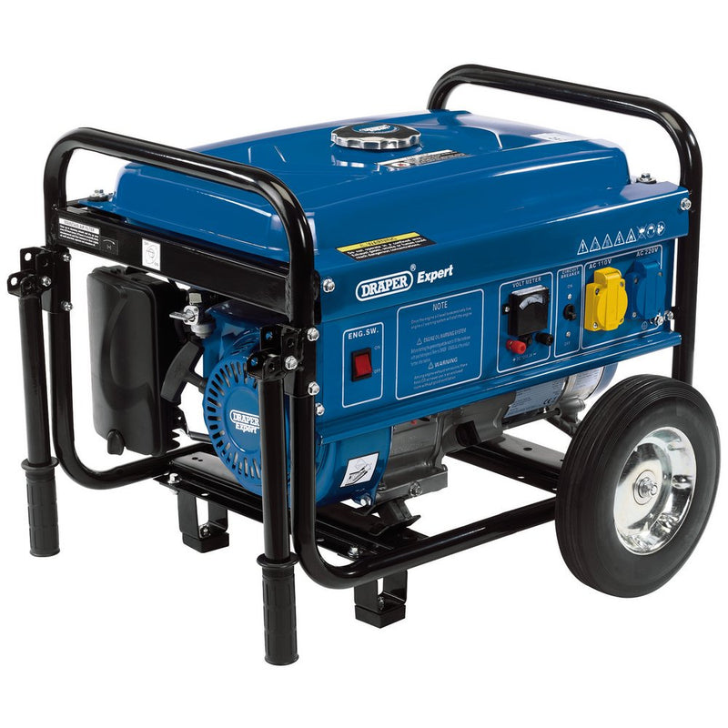 Petrol Generator with Wheels, 2500W
