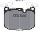 BMW, Brake Pad Set - Textar 2502801