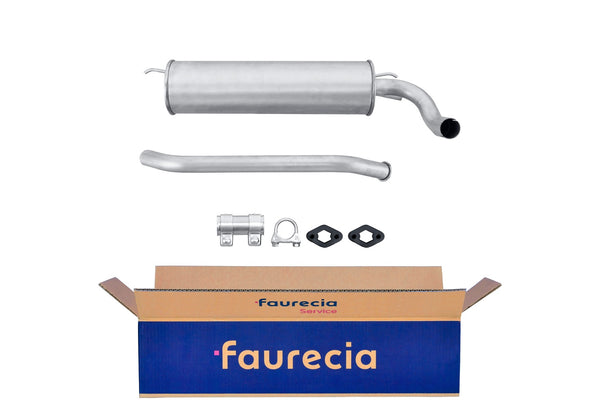 FAURECIA 8LD 366 027-621 Rear Muffler - Easy2Fit® Kit - fits FIAT DUCATO