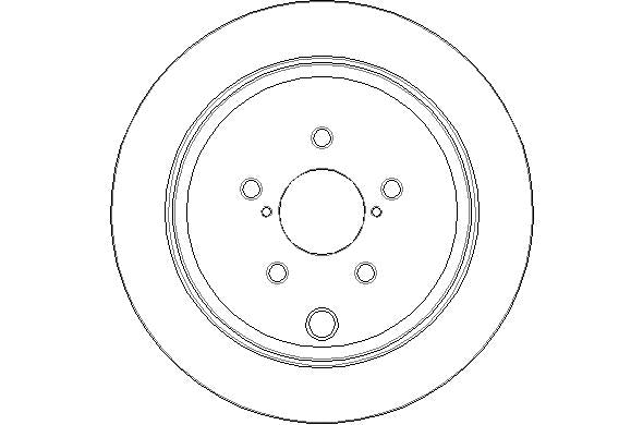 Disctech Brake Disc - Fits Subaru, Suzuki - ABD2618 - Rear Axle