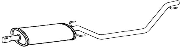 Klarius GM692J - Box With Centre Pipe