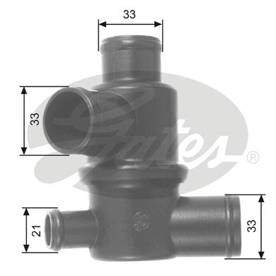 Gates Thermostat, coolant - TH14687