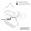 Borg & Beck Turbo Hose Part No -BTH1087