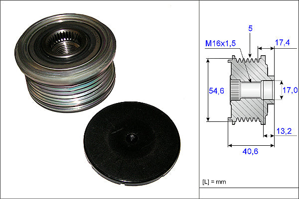INA Alternator Freewheel Clutch - Part No - 535010910