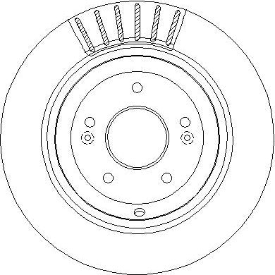 Disctech Brake Disc - Fits Jaguar, Kia - ABD3826 - Rear Axle