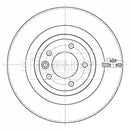 Borg & Beck Brake Disc Single  - BBD6108S fits LR R'Rover Sport 3.0TD 04/13-