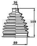 First Line Cv Joint Boot Kit Part No -FCB6150