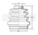 First Line Cv Joint Boot Kit Part No -FCB2687