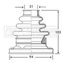 First Line Cv Joint Boot Kit Part No -FCB2792