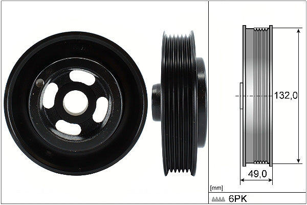 INA Belt Pulley Crankshaft Part No - 544012610