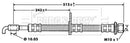 Borg & Beck Brake Hose Part No -BBH7417