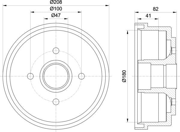 Mintex Brake Drum (Single) fits -Suzuki MBD291 (also fits other vehicles)
