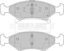Borg & Beck Front Brake Pad Set -BBP1865