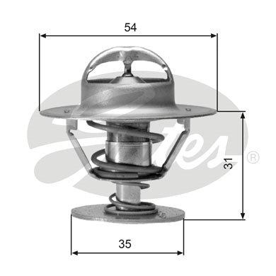 Gates Thermostat, coolant - TH00682G1
