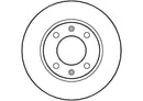 Disctech Brake Disc - Fits Bmw, Peugeot - ABD3303 - Rear Axle