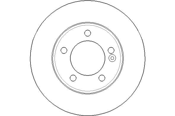 Disctech Brake Disc - Fits Kia, Nissan - ABD2325 - Rear Axle
