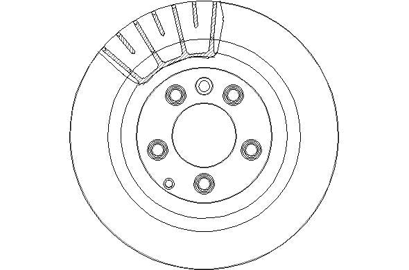 Disctech Brake Disc - Fits Audi, Seat - ABD3053 - Rear Axle