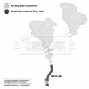 Borg & Beck Turbo Hose Part No -BTH1249