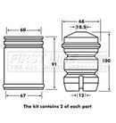 First Line Strut Protection Kit Part No -FPK7018