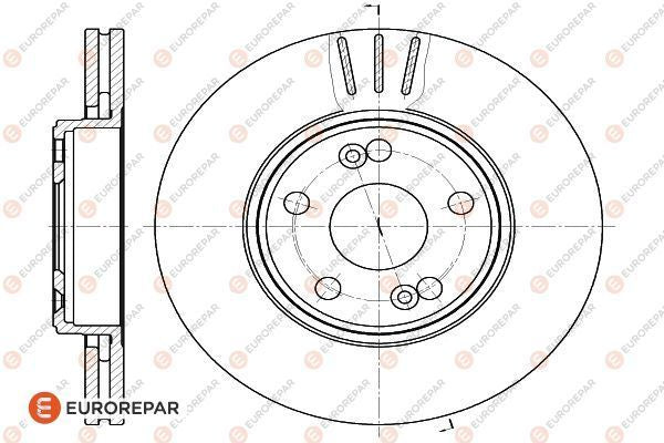 Eurorepar Brake Disc - 1618878080