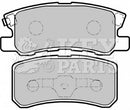 Key Parts Brake Pad Set -KBP1758