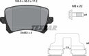 Audi Seat VW, Brake Pad Set - Textar 24483012448302