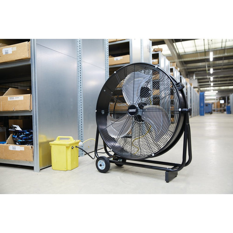 Draper 110V Drum Fan, 24"/610mm, 125W