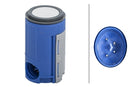HELLA 6PX 358 141-581 Sensor, parking distance control - straight - 3-pin connector - Plugged