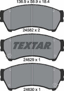 Mazda, Brake Pad Set - Textar 2458202