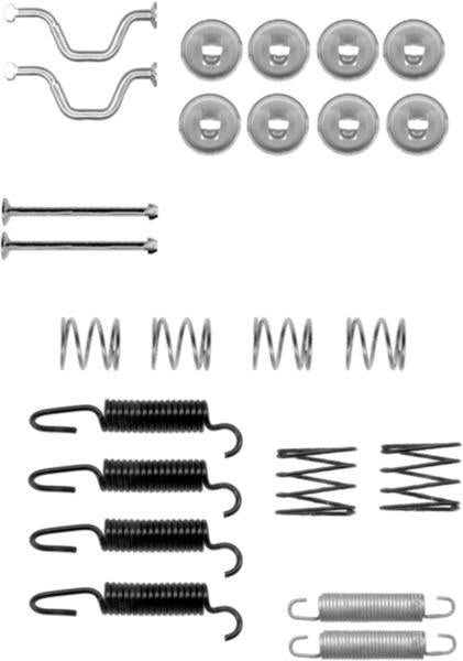 Textar Brake Shoe Fitting Kit - 97034700