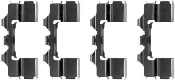 Textar Brake Pad Fitting Kit - 82056600