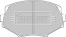 Borg & Beck Brake Pad Set -BBP1583