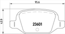 Brembo Brake Pad Set - P23064