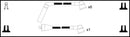 Lucas Ignition Lead Set - LUC7239