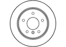 Disctech Brake Disc - Fits Mercedes-benz, Smart - ABD2720 - Rear Axle