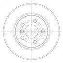 Borg & Beck Brake Disc Pair Part No -BBD5425