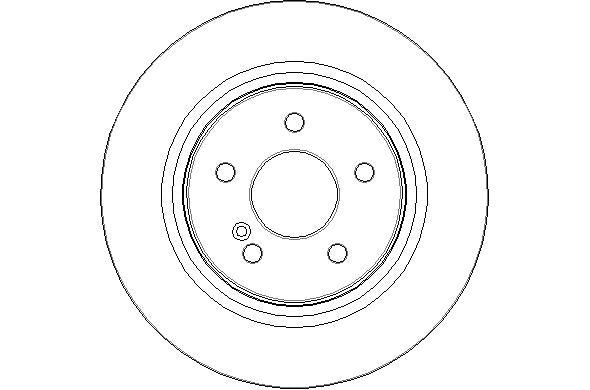 Disctech Brake Disc - Fits Mercedes-benz, Mini - ABD2310 - Rear Axle