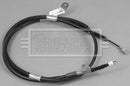 Borg & Beck Brake Cable- LH Rear -BKB2772