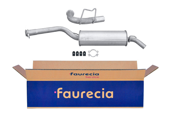 FAURECIA 8LD 366 034-811 Rear Muffler - Easy2Fit® Kit - fits RENAULT CLIO III