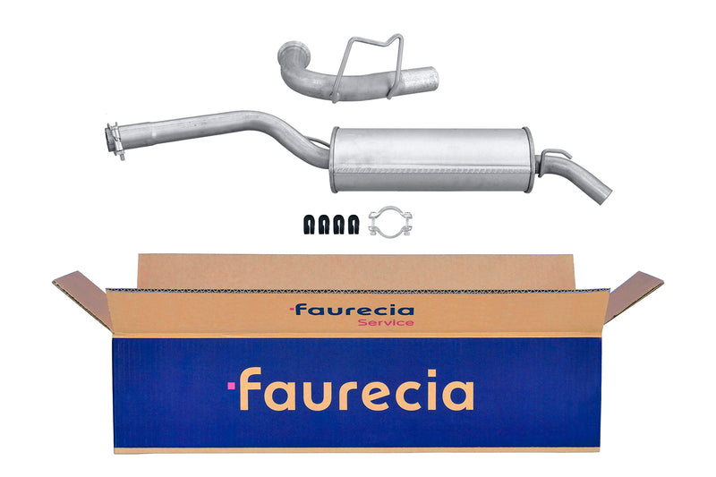 FAURECIA 8LD 366 034-811 Rear Muffler - Easy2Fit® Kit - fits RENAULT CLIO III