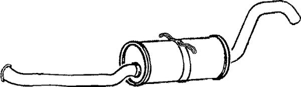 Klarius VO213Q - Box With Centre Pipe  - Fits Volvo 960 3.0