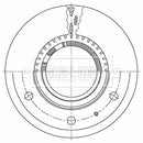 Borg & Beck Brake Disc - BBD32669