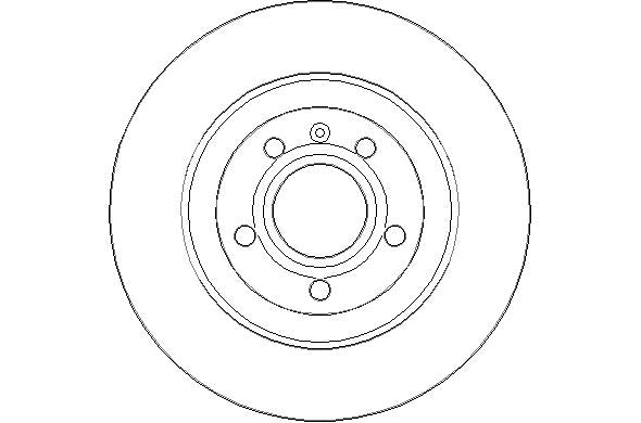 Disctech Brake Disc - Fits Audi, Mercedes-benz - ABD3360 - Rear Axle