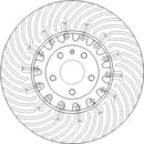 Disctech Brake Disc - Fits Audi - ABD4047 - Front Axle
