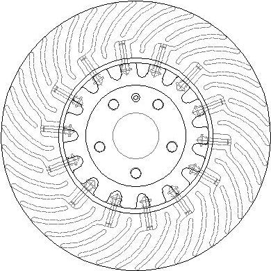 Disctech Brake Disc - Fits Audi - ABD4047 - Front Axle