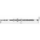 Borg & Beck Brake Hose Part No -BBH8267