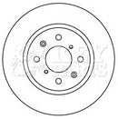 Key Parts Brake Disc Pair Part No -KBD5217