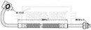 Borg & Beck Brake Hose Part No -BBH6732