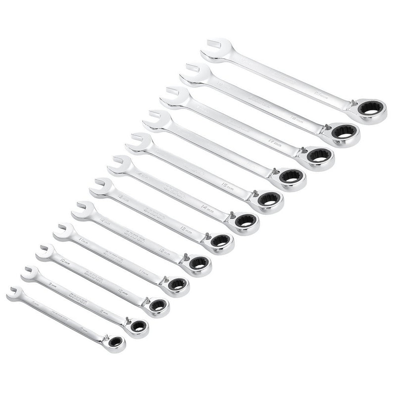 Draper 12Pc Rev. Ratching Spanner Set - 27692